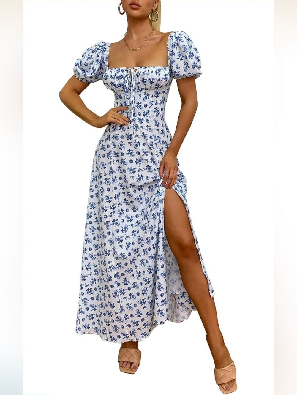 Summer Peasant Dress